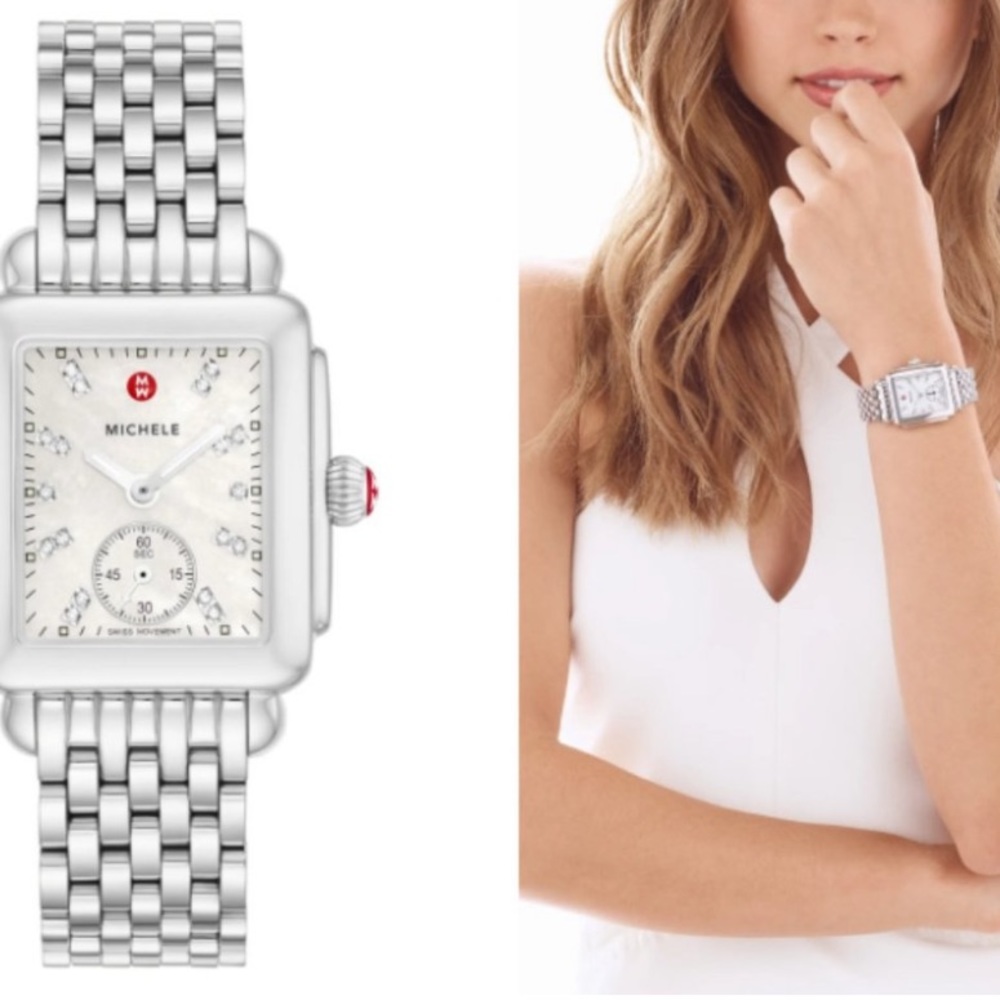 Michele Deco Day Diamond Watch - Picture 11 of 12
